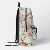 Fließstrich 1 bedruckter rucksack (Links)