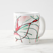 Fließstrich 1 Jumbo-Tasse (Vorderseite Rechts)