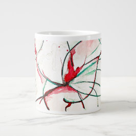Fließstrich 1 Jumbo-Tasse