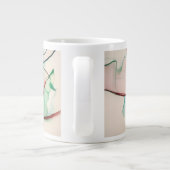 Fließstrich 1 Jumbo-Tasse (Rückseite)