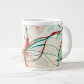 Fließstrich 1 Jumbo-Tasse (Vorderseite Rechts)
