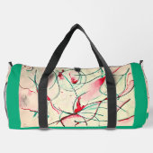 Fließstriche 1 duffle bag (Rückseite)