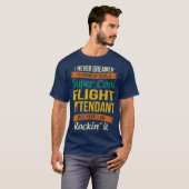 Flight Attendant Geschenke Funny Wertschätzung T-Shirt (Vorne ganz)
