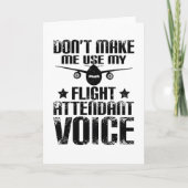 Flight Attendant Karte (Vorderseite)