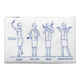 Flight Attendant Line Tance Travel Pouch Reisekulturtasche