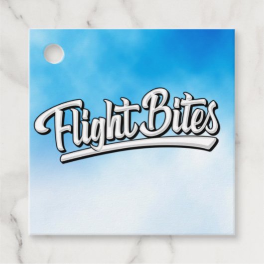 Flight Bites Fvor Tags Geschenkanhänger (Vorderseite)