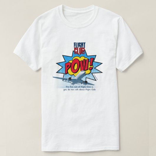 Flight Club - Ein MisterP-Shirt T-Shirt (Design vorne)