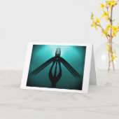 Flight (Cutlery Abstrakt) Karte (Gelbe Blume)