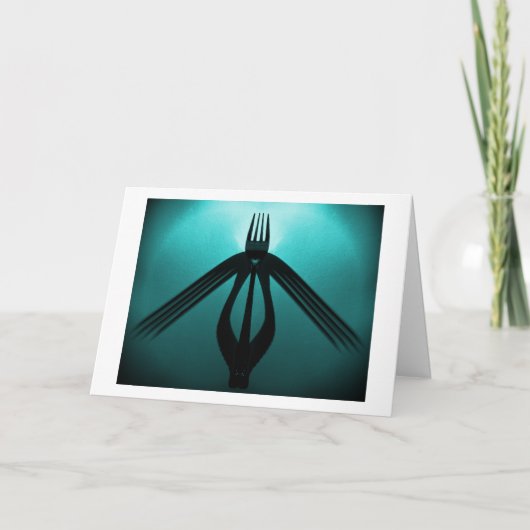 Flight (Cutlery Abstrakt) Karte (Vorderseite)