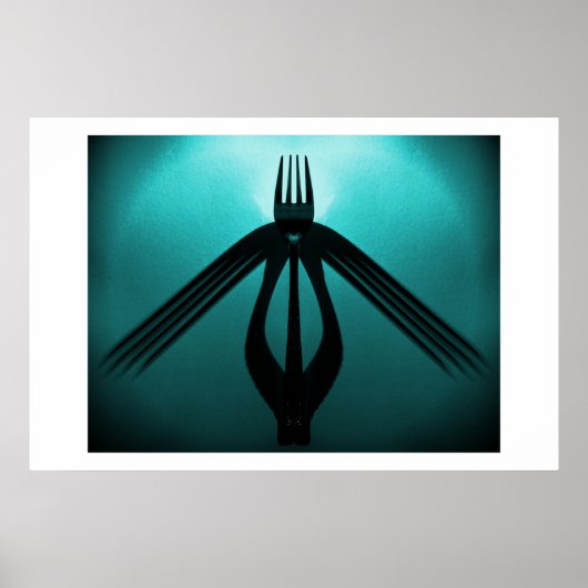 Flight (Cutlery Abstrakt) Poster (Vorne)