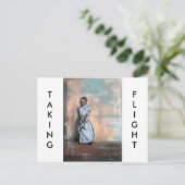 "Flight": Horizontale Postkarte (Stehend Vorderseite)