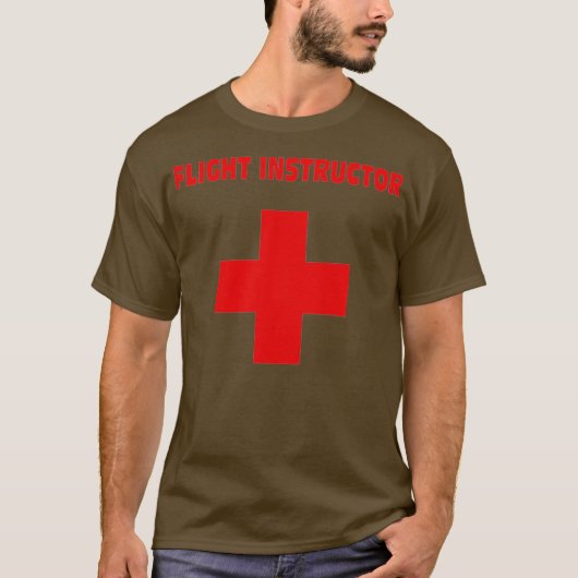 Flight Instructor Lifeguard T-Shirt (Vorderseite)