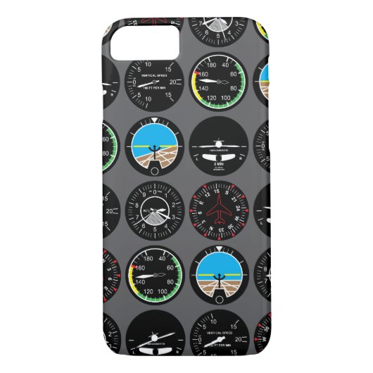 Flight Instruments Case-Mate iPhone Hülle (Rückseite)