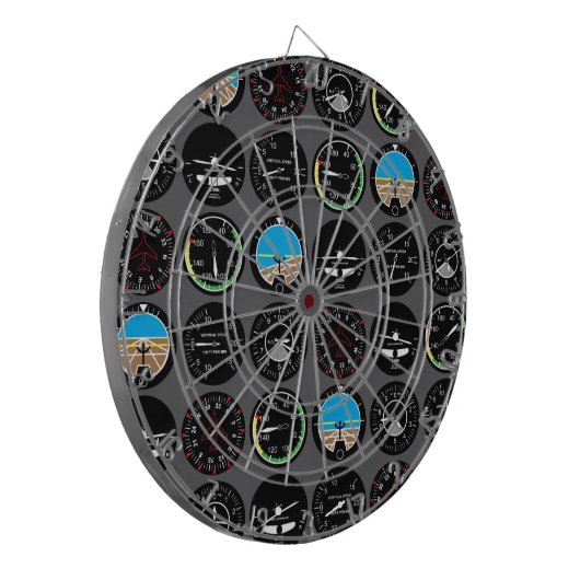 Flight Instruments Dartscheibe (Vorderseite Links)