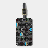 Flight Instruments Gepäckanhänger (Vorderseite vertikal)