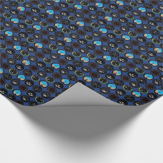 Flight Instruments Geschenkpapier (Ecke)