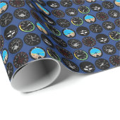 Flight Instruments Geschenkpapier (Rolleneckpunkt)