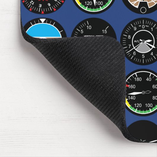 Flight Instruments Mousepad (Ecke)