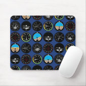 Flight Instruments Mousepad (Mit Mouse)