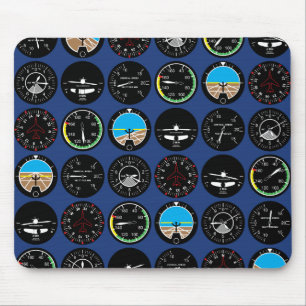Flight Instruments Mousepad