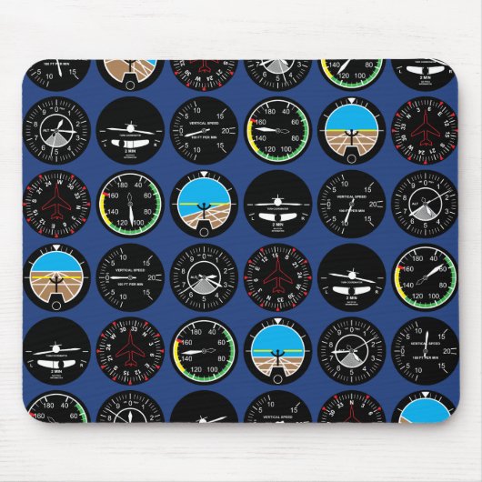 Flight Instruments Mousepad (Vorne)