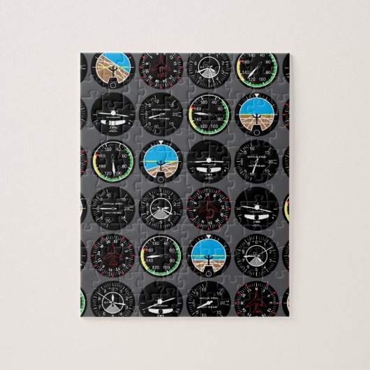 Flight Instruments Puzzle (Vertikal)