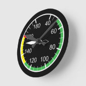 Flight Instruments Runde Wanduhr (Winkel)