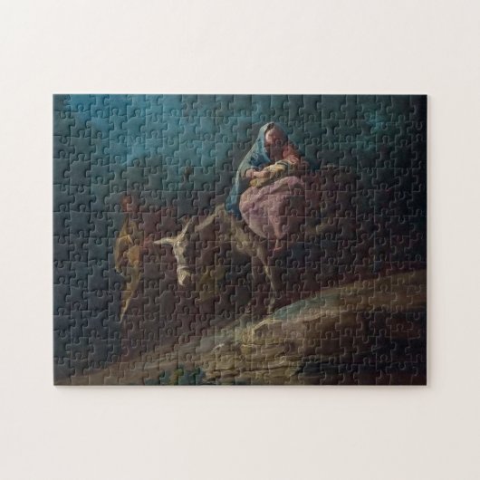 Flight Into Egypt by Francisco Goya Puzzle (Horizontal)