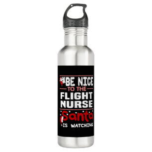 Flight Nurse Edelstahlflasche