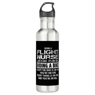 Flight Nurse Edelstahlflasche