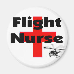 "Flight Nurse" Einzigartige Geschenkideen Magnet