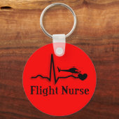 Flight Nurse Geschenke Schlüsselanhänger (Vorderseite)