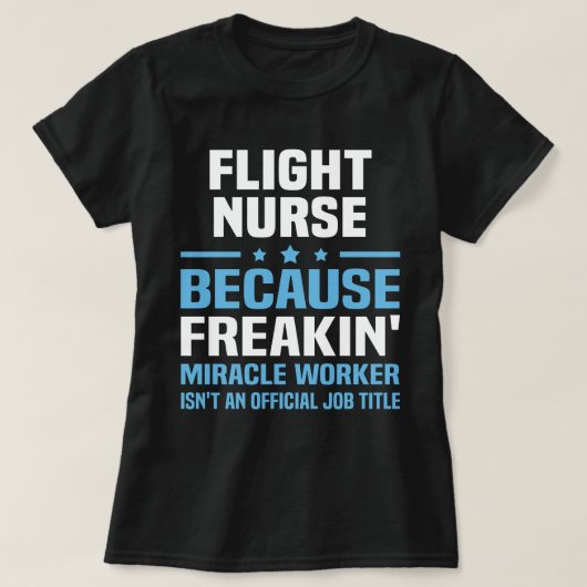 Flight Nurse T-Shirt (Design vorne)