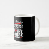Flight Nurse Wizardry Degree Practitioner Pflege Kaffeetasse (VorderseiteRechts)