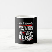 Flight Nurse Wizardry Degree Practitioner Pflege Kaffeetasse (Mittel)