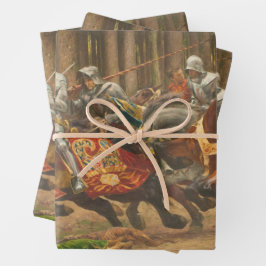 Flight of Charles the Bold on Horseback Geschenkpapier Set