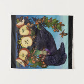 Flight of Fantasy Raven Fee Wandteppich (Vorderseite (Horizontal))