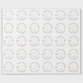 Flight Plane Travelling love Wedding Geschenkpapier (Flach)