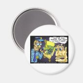 Flight Risk Funny Bird Cartoon Geschenke & T-Shirt Magnet (Vorderseite/Rückseite)