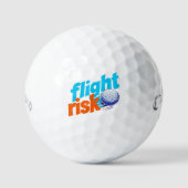 Flight Risk Golfball - Kühnes Grafikdesign (Vorderseite)