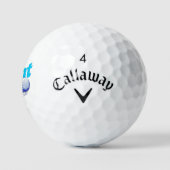 Flight Risk Golfball - Kühnes Grafikdesign (Logo)