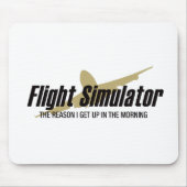 Flight Simulator-Grund, den ich aufstehe Mousepad (Vorne)