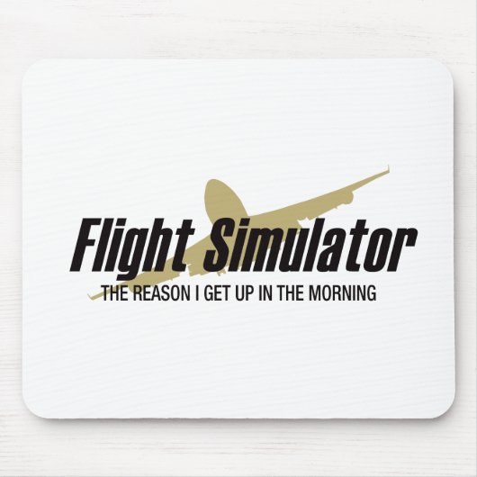 Flight Simulator-Grund, den ich aufstehe Mousepad (Vorne)