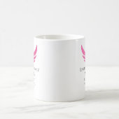 Flight Student Pilot Pink Wing Graduation Aviation Kaffeetasse (Mittel)