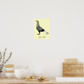 Flight Teager-Taube Poster (Küche)