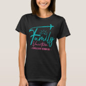 Flight Travel Punta Cana Dominican Matching Family T-Shirt (Vorderseite)