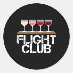 Flight Wine Club Weinroute Mendrisiotto Weinroute Runder Aufkleber