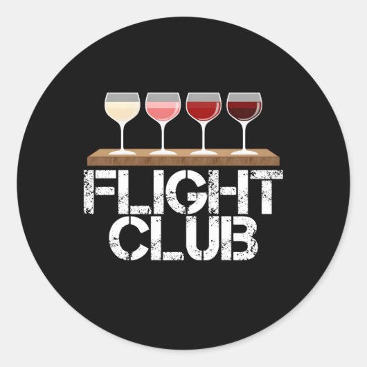 Flight Wine Club Weinroute Mendrisiotto Weinroute  Runder Aufkleber (Vorderseite)
