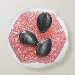 FlightBites Sour Watermelon Rundes Kissen