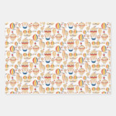 Flightsof Fancy Wrapping Paper Flat Sheet Set 3 Geschenkpapier Set (Vorderseite 2)